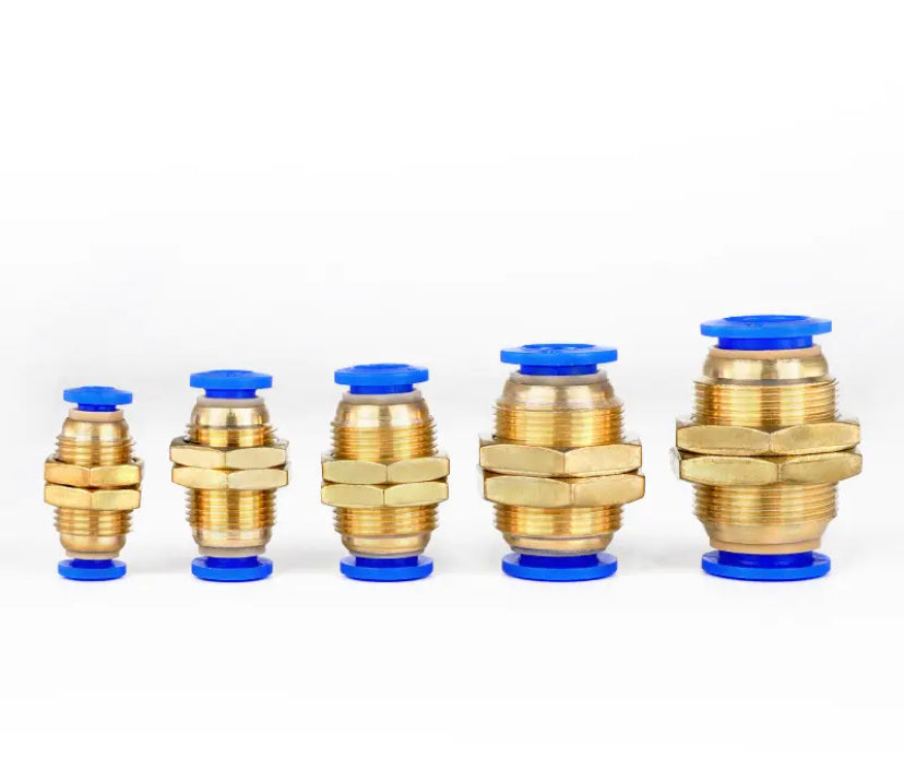PM Pneumatic Fittings Quick Connector Air Hose Tube Connectors High Pressure Push In Plastic Connector Hose Coupling 4mm 6mm 8mm 10mm 12mm 14mm 16mm