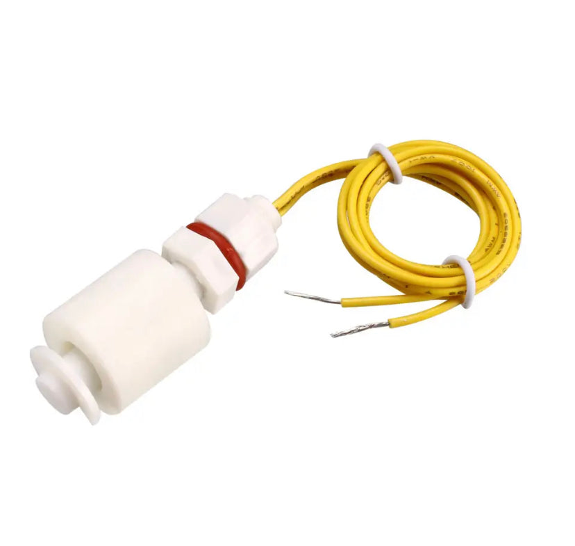 Float Switch M8 45mm Fish Tank Vertical Liquid Water Level Control Sensor Plastic White ZP3208 Float Switch