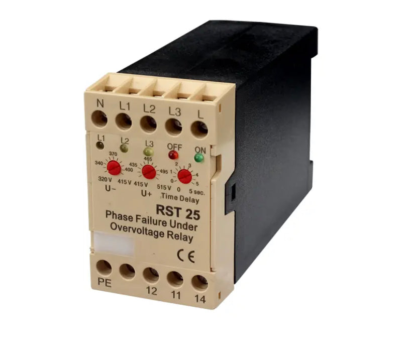 RST25 Phase failure under overvoltage relay Electronic Voltage protection Relay