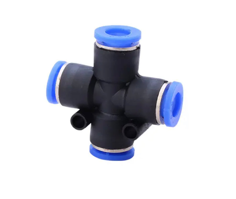 PZA Pneumatic Fittings Quick Connector Air Hose Tube Connectors High Pressure Push In Plastic Connector Hose Coupling 4mm 6mm 8mm 10mm 12mm 14mm 16mm