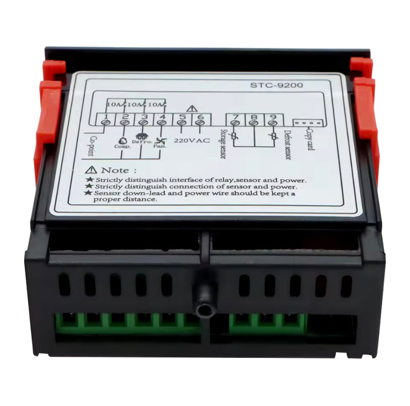 Digital Temperature Controller STC-9200 Two Relay Output Thermostat Regulator With Refrigeration Defrost Fan Alarm Function
