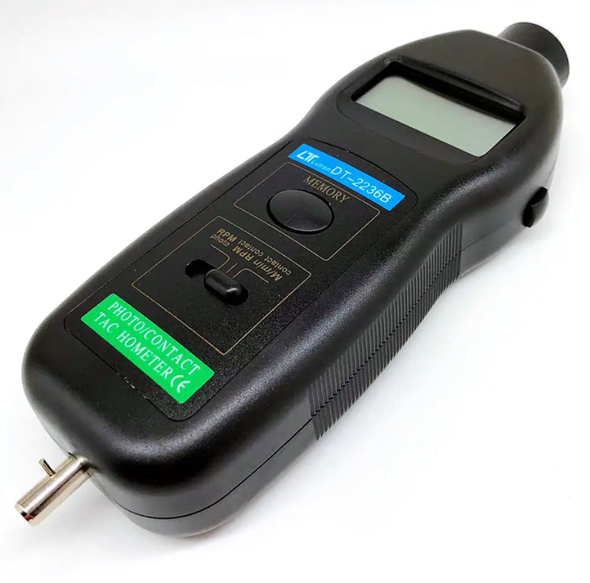 DT-2236B Laser Optical Contact 2 in 1 Digital Tachometer Multifunctional Speed Measuring Instrument Digital Speedometer