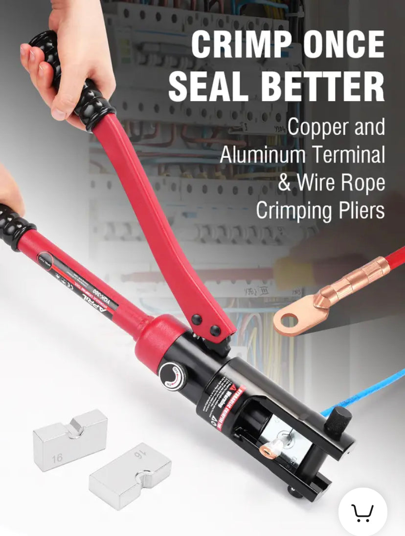 Industrial YQK-300 Manual Hydraulic Crimping Tool with Crimping Range 10-300mm2 Cable Lug Press Cable Terminal