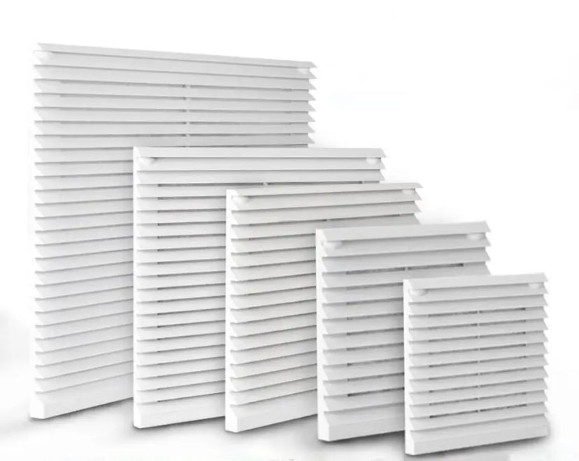Cabinet Ventilation Filter Shutters Cover Dustproof Grille Louvers Blower Exhaust 120 mm Cooling Fan Panel Without Fan