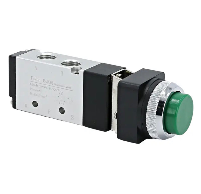 Pneumatic valve switch stroke Manual Button Valve MSV86522 Press type two position five way button MV Cylinder Mechanical valve