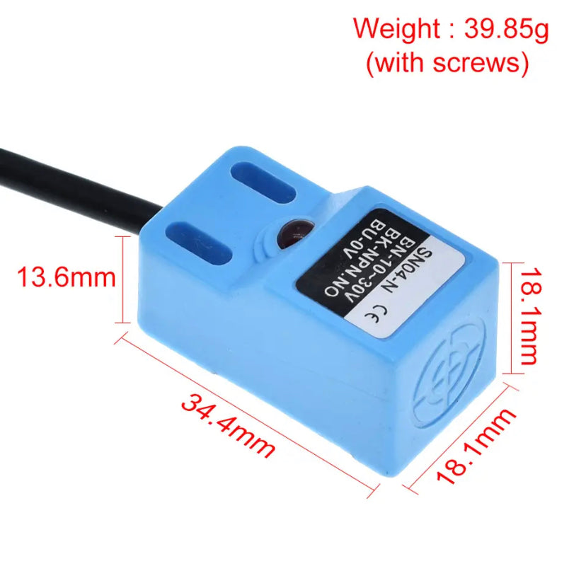 TZT SN04-N SN04-N2 DC NPN NO NC 4MM DC 10-30V SN04 Inductive Proximity Sensor Detection Switch