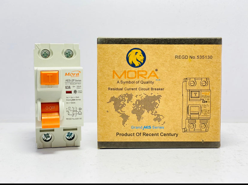 MORA Earth Leakage Breaker 2P 63A