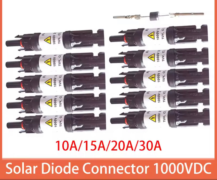 10A 15A 20A 30A Solar PV DC diode connection Blocking Diode to connect solar panels in parallel Solar diode connector