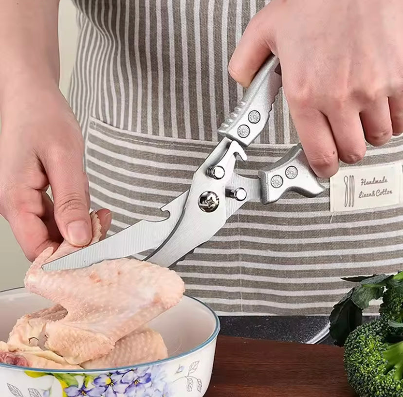 Heavy Duty Kitchen Scissors Meat Fruit Boning Fishing Hunting Camping Professional Stainless Steel Chicken Bone Kitchen Shears