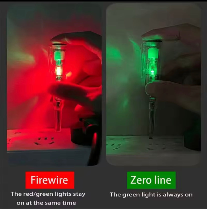 Non-Contact Voltage Tester Pen Intelligent Electric Screwdriver Power Detector Circuit Tester for Safe Electrical Testing