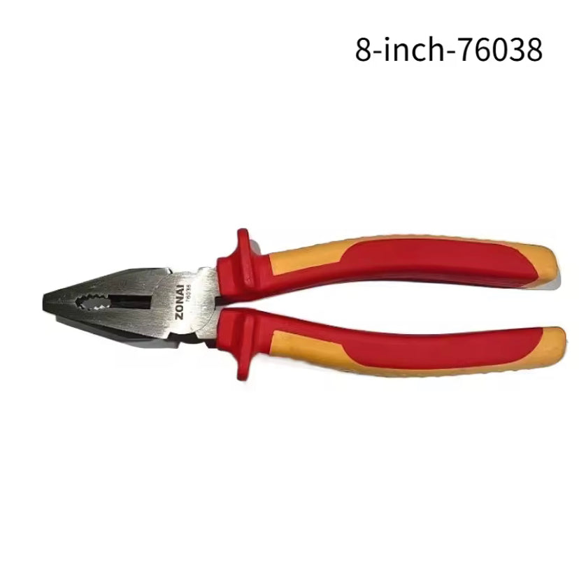 1000V high-voltage multi-purpose insulated electrician 8-inch 6-inch pliers steel wire pliers pointed pliers diagonal pliers