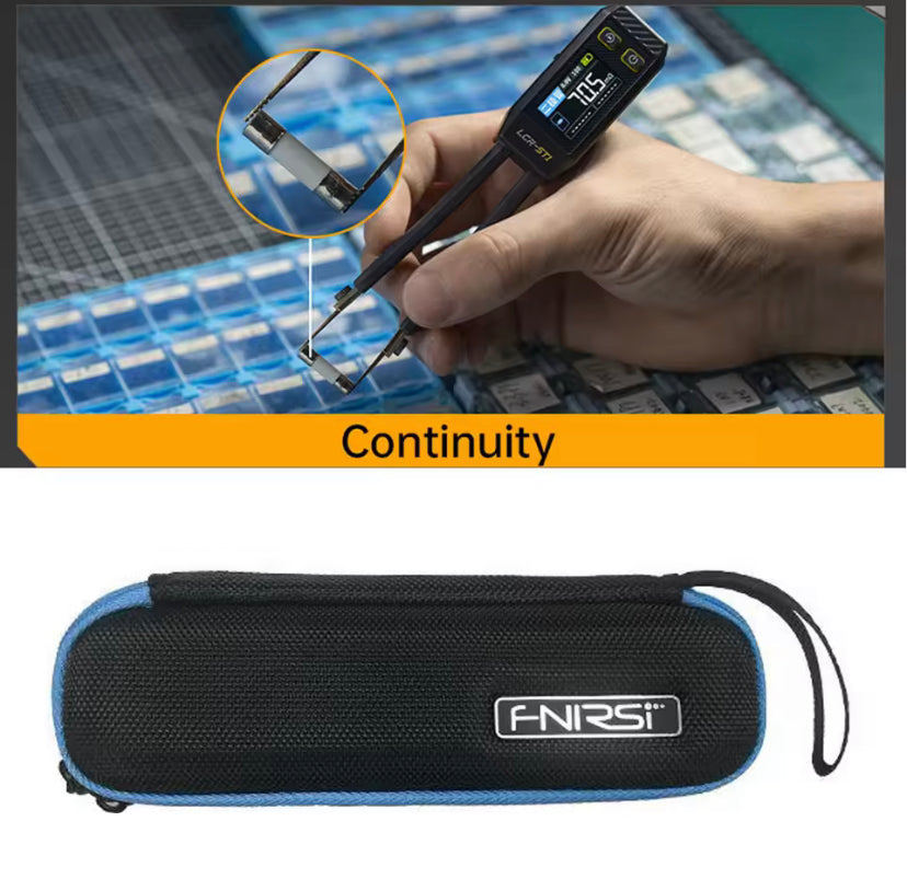 FNIRSI LCR-ST1 Mini Smart Tweezer LCR SMD ESR Tester Resistance Capacitance Inductance Continuity Diode Test Measurement Tools