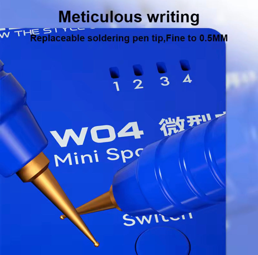 MECHANIC W04 Micro Battery Spot Welder with Four Gears for Phone Battery Repair Precision Mini Spot Welding Machine