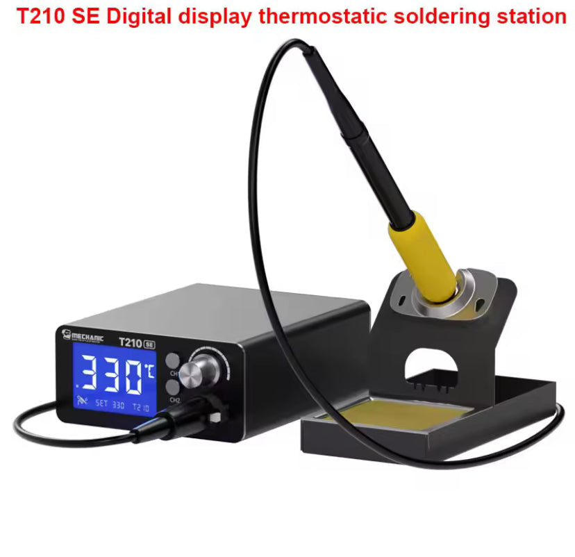 MECHANIC T210 SE Digital Display Thermostatic Soldering Station Universal C210 Series Placement Electronic Repair Welding Tools