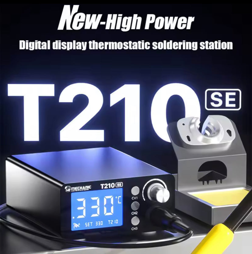 MECHANIC T210 SE Digital Display Thermostatic Soldering Station Universal C210 Series Placement Electronic Repair Welding Tools