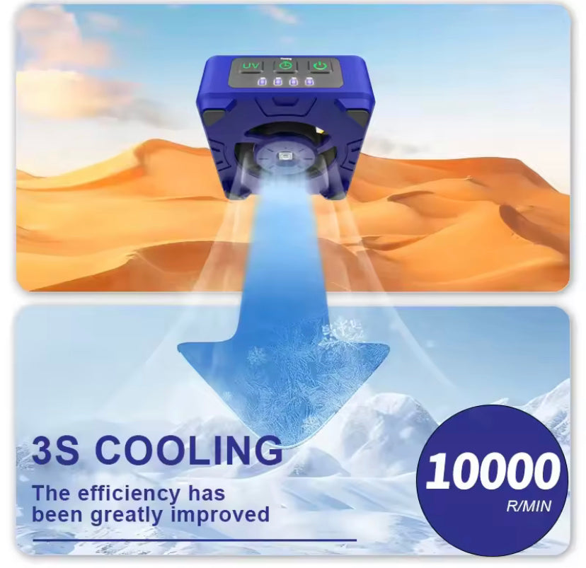MECHANIC 3 in1 Cooling Curing Fan for Mobile Phone Repair CUV-3 PCB Welding Smoke Extraction Fast Cooling Tool