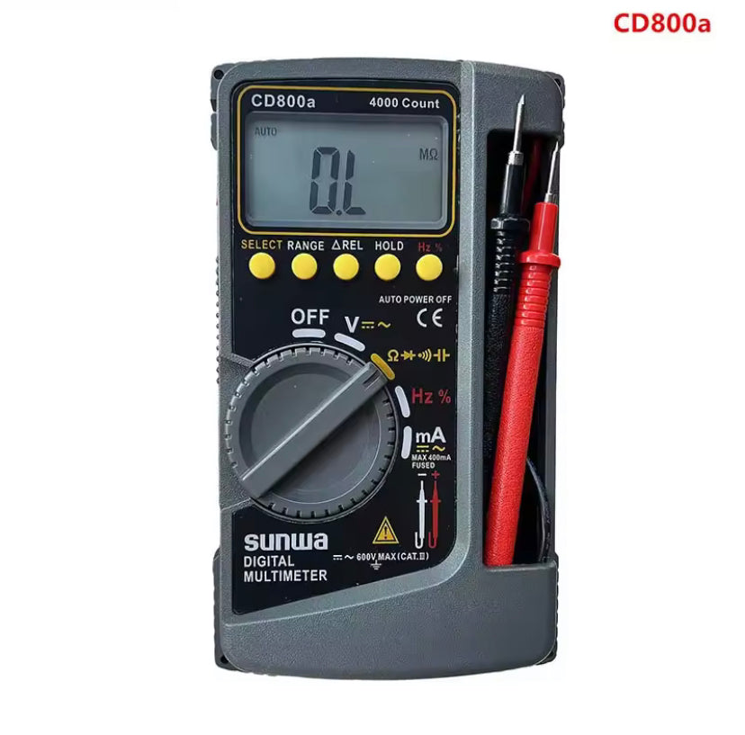 CD800a Digital Multimeter Electrical Capacitance Frequency Measurement Hand Strap Instruction