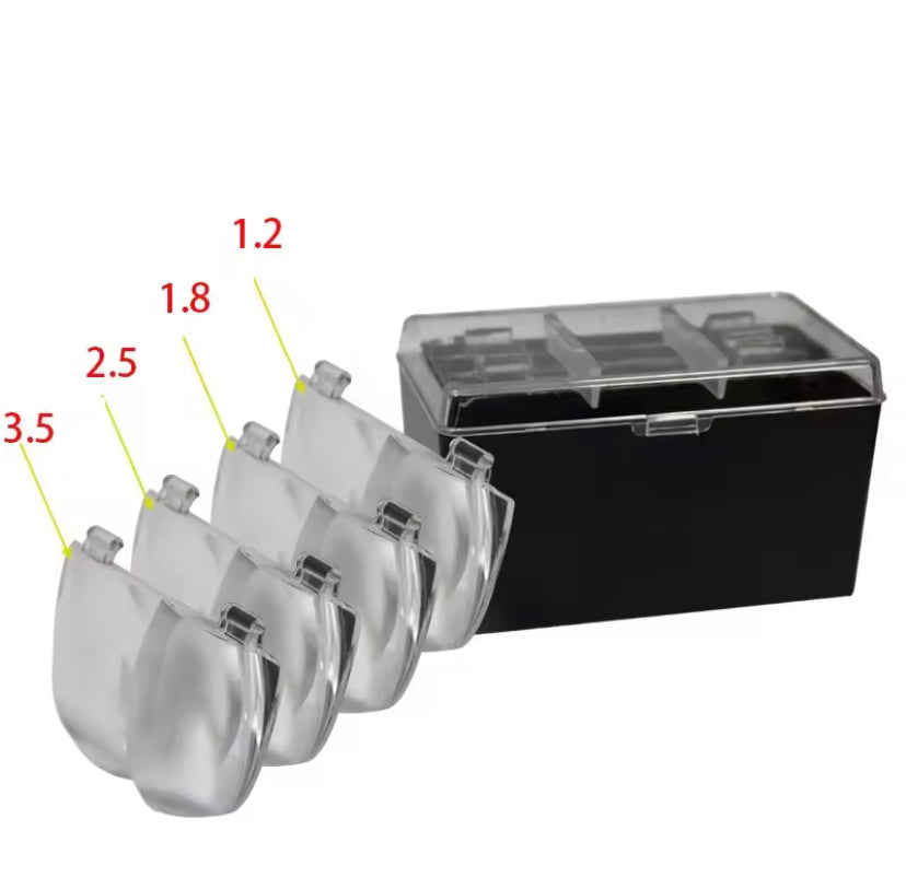 Head-mounted Helping Hand Soldering Phone Screen Magnifier Magnifying Glass with LED Lights Solder Clamp 4 Groups of Lenses