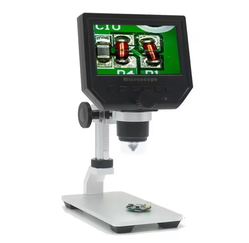 G600 600X Electronic USB Microscope Digital Soldering Video Microscope Camera 4.3 inch LCD Endoscope Magnifying Camera