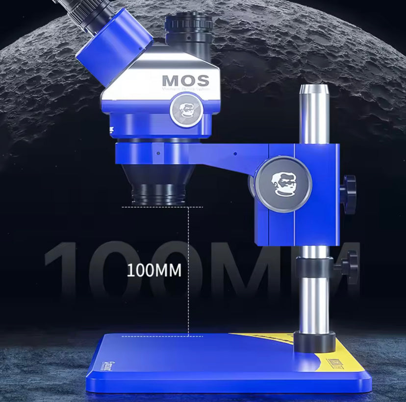 MECHANIC MOS300-B11 HD Trinocular Stereo Microscope 6-45X Zoom for Mobile Phone Computer Motherboard PCB BGA Repair Tool