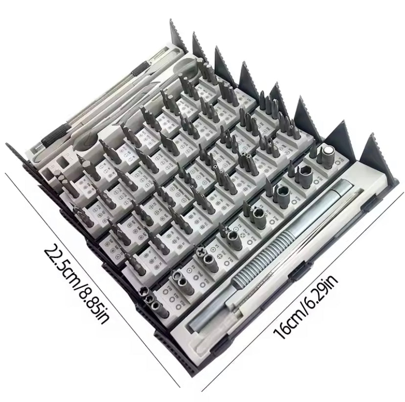 128 in 1 Precision Screwdriver Set Screw Driver Bits Portable Professional Electronic Repair Tool Set Magnetic Phillips