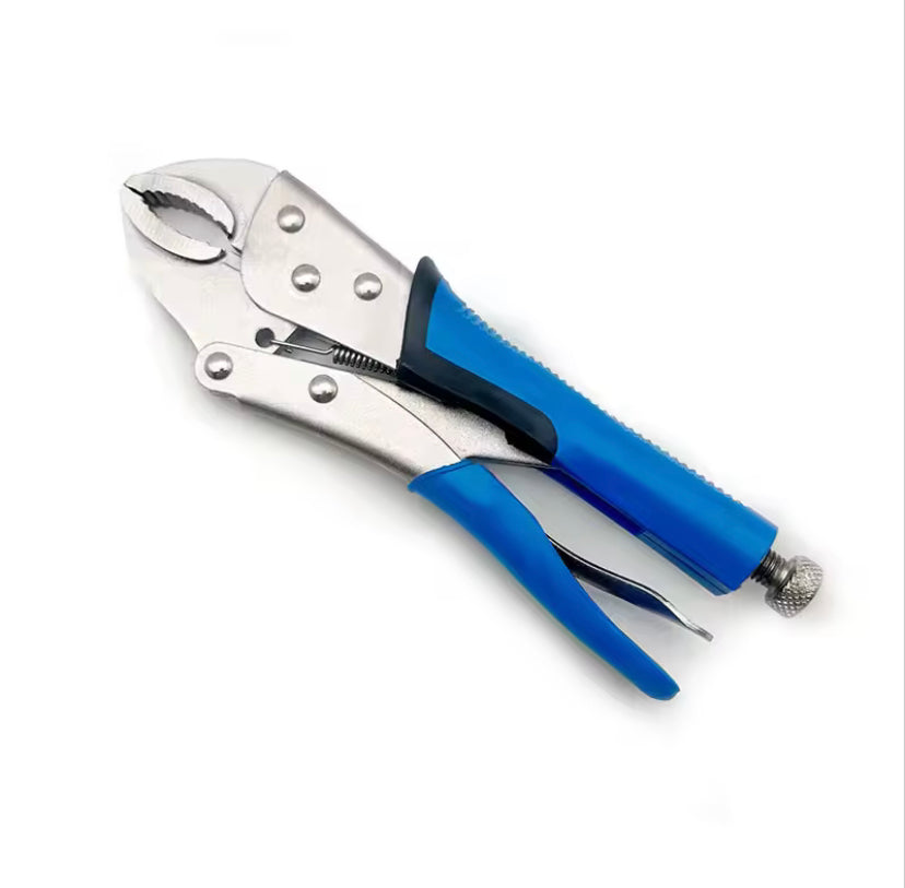 1PC Multi Functional Pliers Quick Release Carbon Steel 9" Curved Jaw Long Nose Pliers Locking Plier Set With Vise Grips