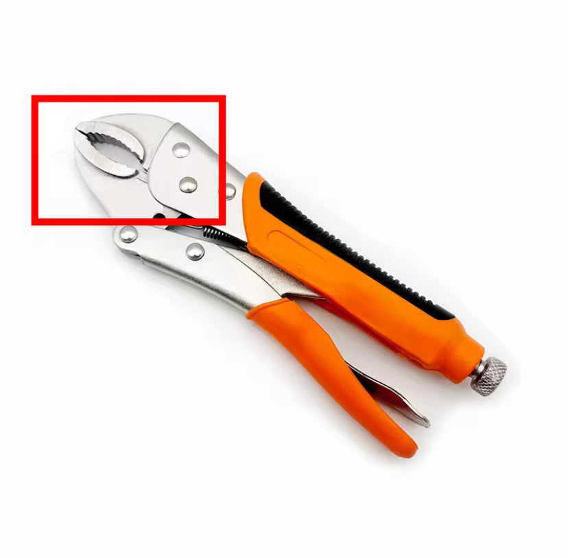 1PC Multi Functional Pliers Quick Release Carbon Steel 9" Curved Jaw Long Nose Pliers Locking Plier Set With Vise Grips