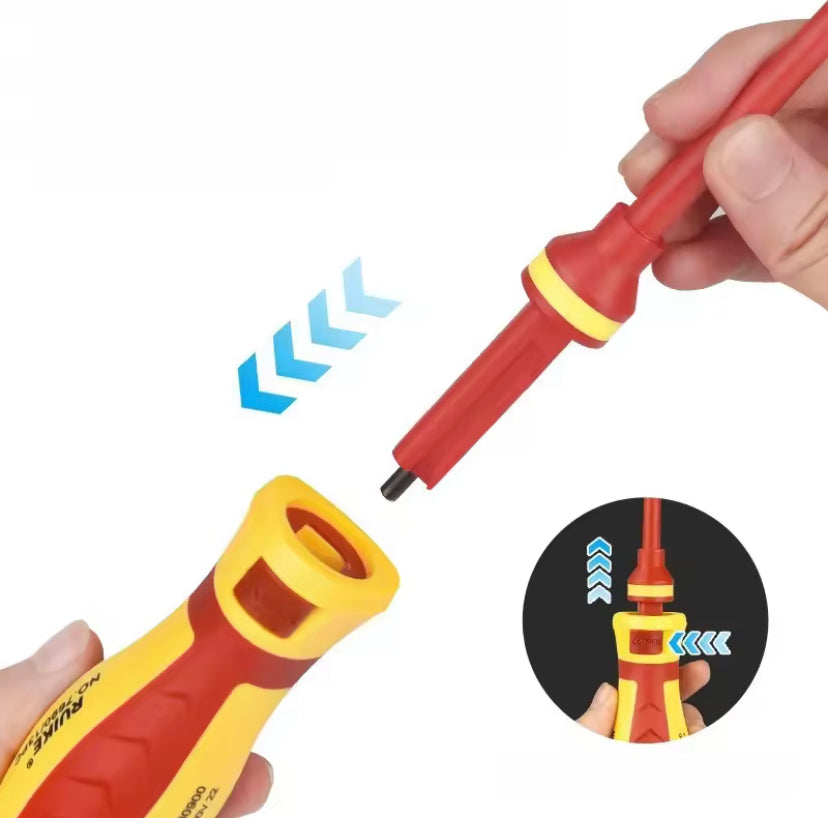 13 in 1 Multifunctional Insulated Screwdriver Household Combination of High Voltage Resistant Electrician Tools Electrician Tools