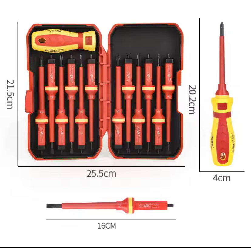 13 in 1 Multifunctional Insulated Screwdriver Household Combination of High Voltage Resistant Electrician Tools Electrician Tools