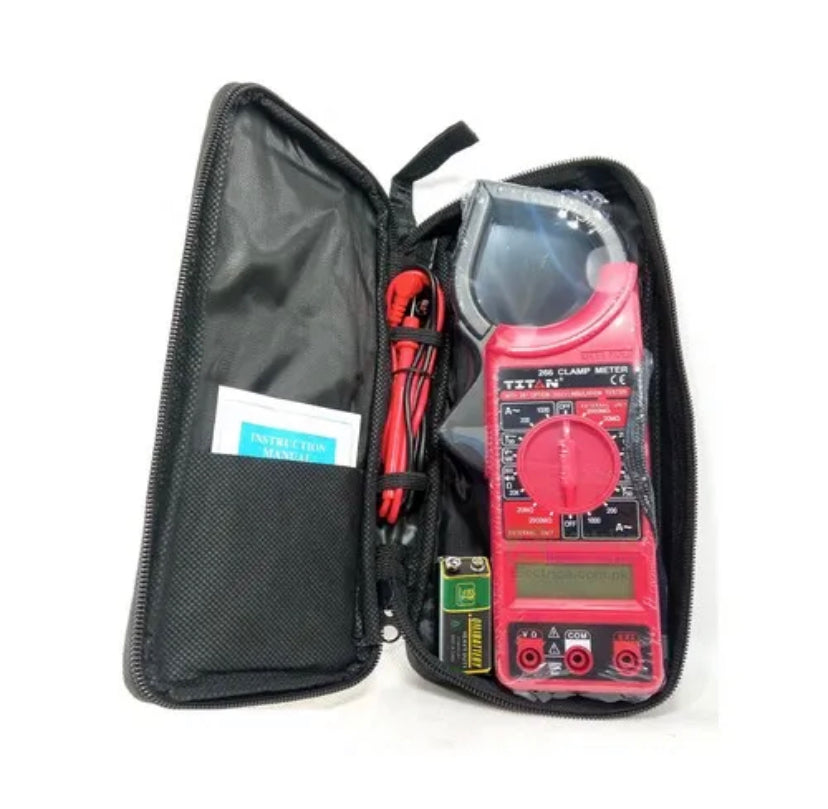 Digital Clamp Multimeter DT266 Professional Clamp Meter AC DC Voltage 1000V Current Voltage Tester Multimeter AC Ampere