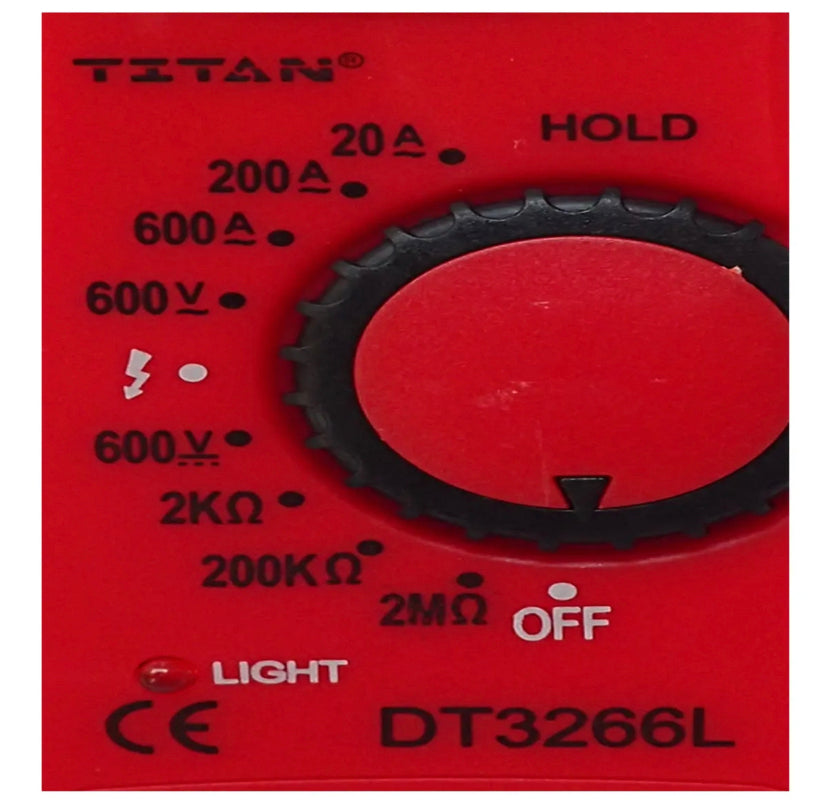 DT-3266L Digital Amper Clamp Meter Multimeter Current Clamp Pincers Voltmeter Ammeter 600A AC