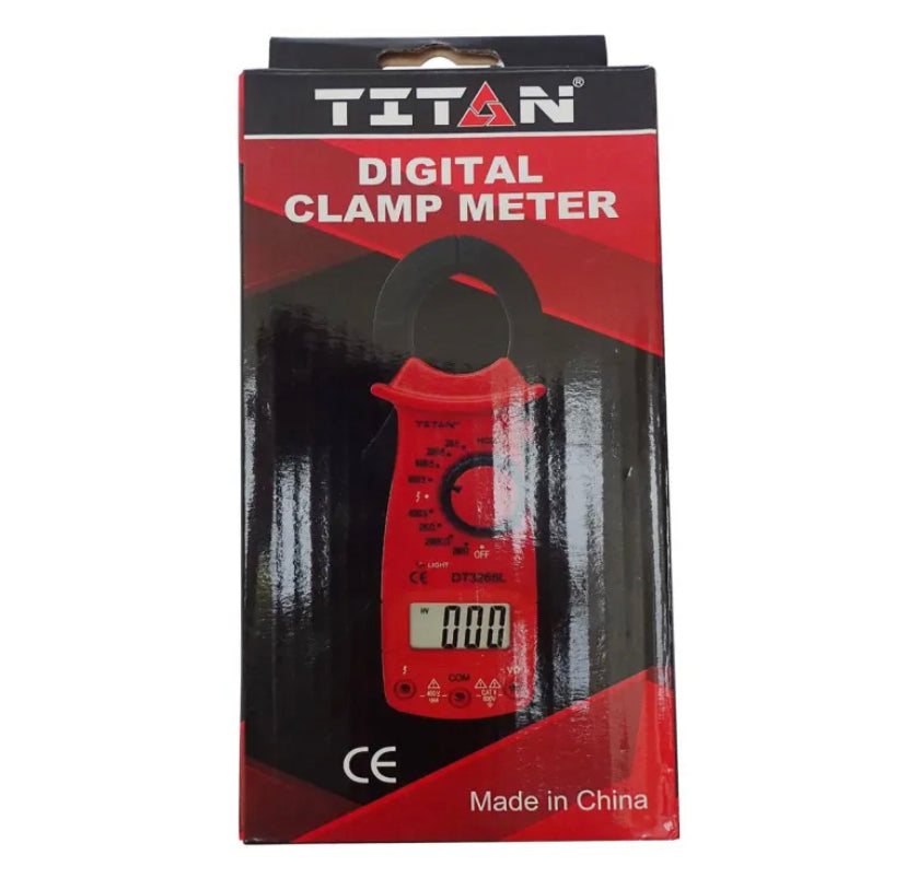 DT-3266L Digital Amper Clamp Meter Multimeter Current Clamp Pincers Voltmeter Ammeter 600A AC