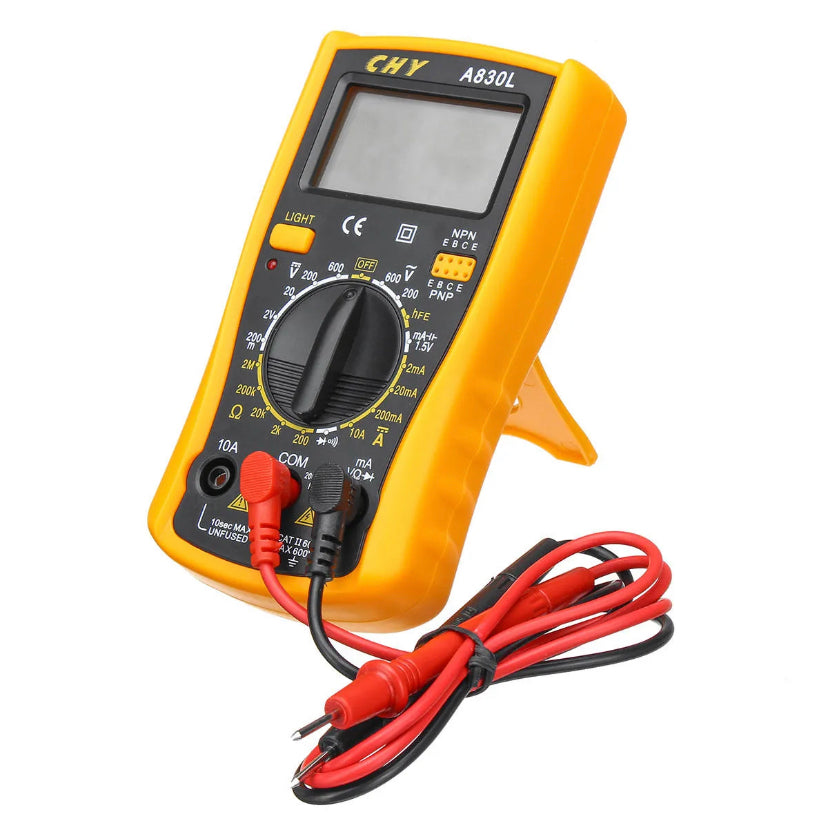 CHY A830L LCD Digital Multimeter DC AC Voltage Diode Freguency Multifunction Volt Tester Test Current Voltmeter Ammeter Meter Gauge