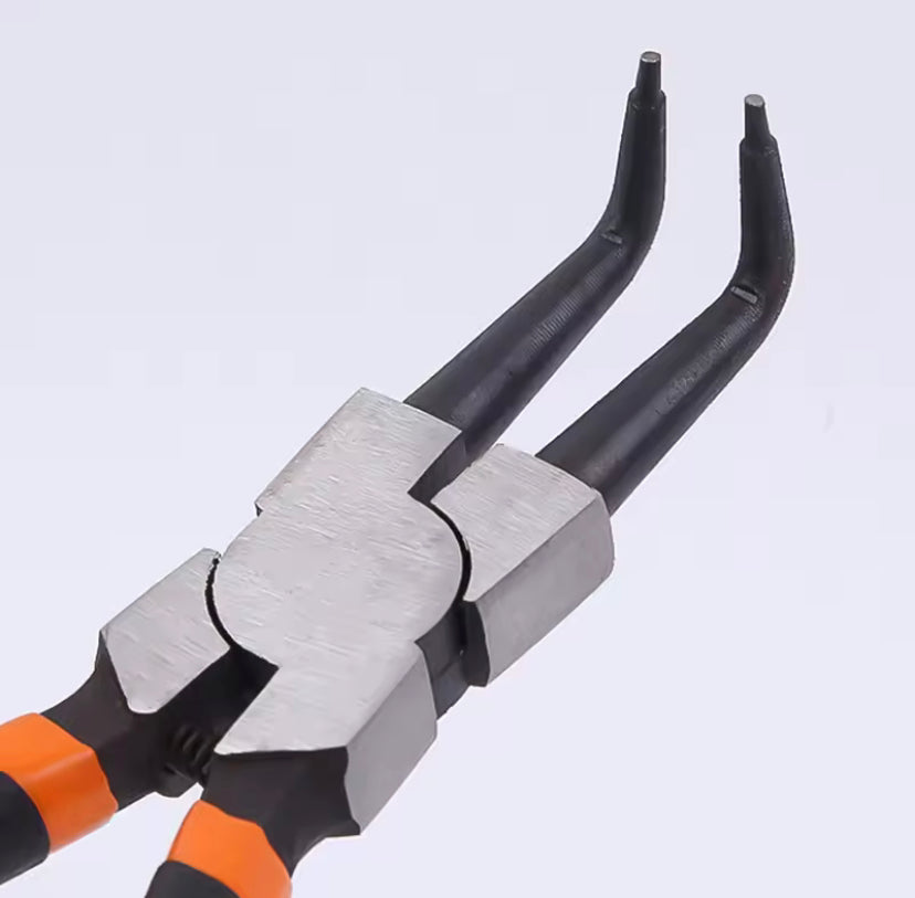 4 PCS Circlip Pliers Set Expansion Pliers Retaining Ring Pliers Internal External Snap Ring Pliers Spring Pliers Hand Tools