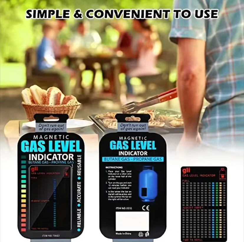 Gas Indicator Level Practical Propane Butane LPG Fuel Gas Tank Level Indicator For Home Kitchen Outdoor Use