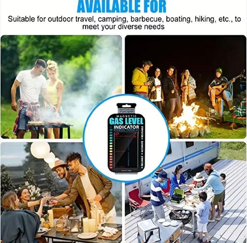 Gas Indicator Level Practical Propane Butane LPG Fuel Gas Tank Level Indicator For Home Kitchen Outdoor Use
