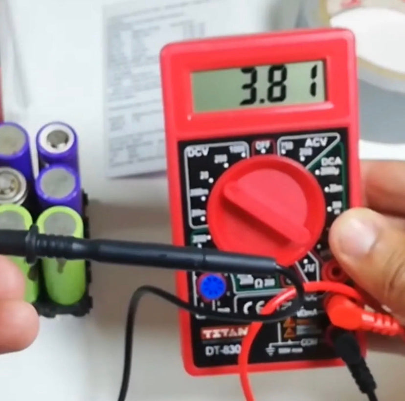 Titan DT830D Digital Multimeter – Handheld LCD AVO Meter for Voltage, Current, Resistance, Diode & Transistor Testing