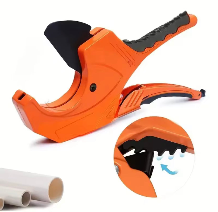PVC Pipe Cutter Scissors Multifunctional Ratchet PPR/PEX Cutting Hose Cutter Portable Safety Lock Hand Tools 43mm