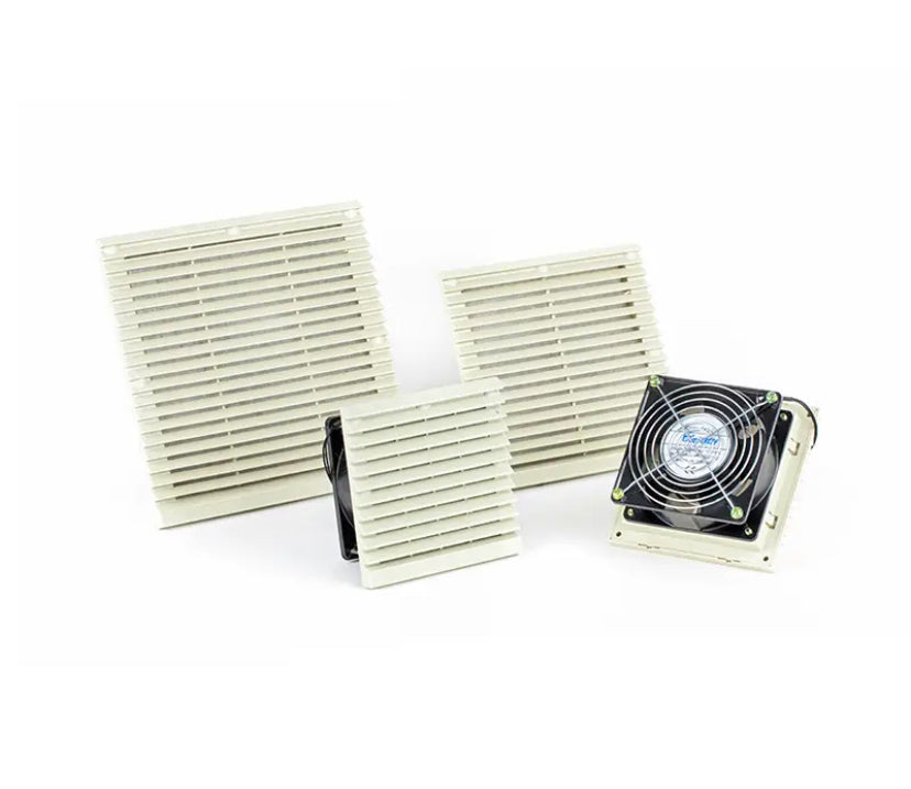 Cabinet Ventilation Filter Shutters Cover Dustproof Grille Louvers Blower Exhaust 120 mm Cooling Fan Panel Without Fan