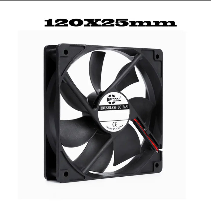 40mm 50mm 60mm 70mm 80mm 92mm 120mm DC 5V 12V 24V Axial Cooling Brushless Motor Case Quiet Fan 2PIN Sleeve Bearing