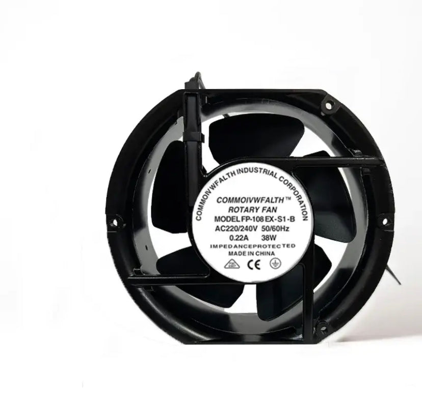 Axial Fan FP-108EX-S1-B 220V 38W Dual Bearing Cooling Fan Oval 172x150x51mm