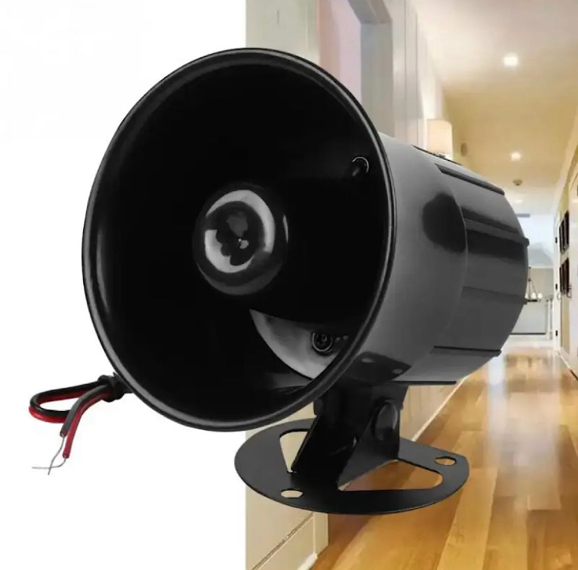 DC 12V Wired Loud Alarm Siren Horn Outdoor For Home Security Protection System