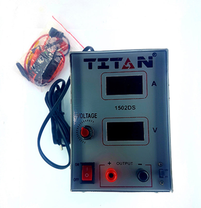 TITAN 1502DS DC POWER SUPPLY 60V 5A Adjustable Laboratory DC Power Supply Variable Voltage Current Regulator For Repair Phone PCB Charging Battery OUTPUT