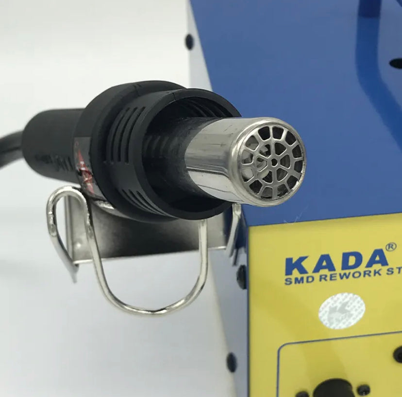 Kada 850 3 Nozzles Lead free Hot Air Soldering Station SMD Rework Station With Heat Gun