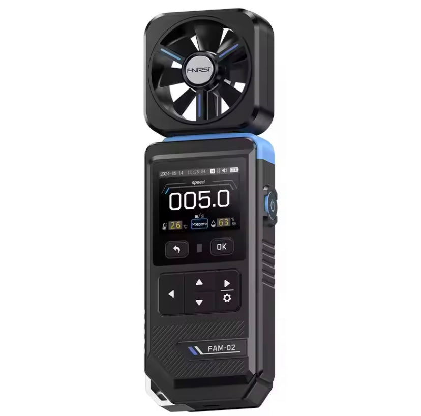 FNIRSI FAM-02 Three in One High Precision Wind Speed Measurement Instrument Handheld Professional Anemometer Anemometer Temperat