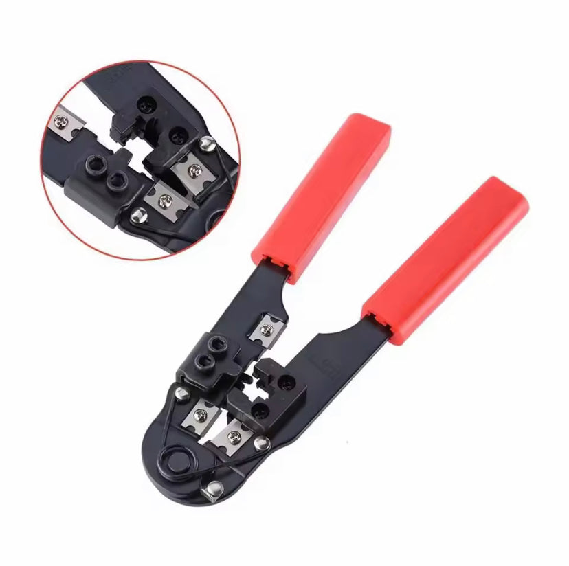 Y210 Network Crimping Tool Modular Crimper Networking Wire Tool Kit Cut and Strip Networking Cables only for 8P8C rj45