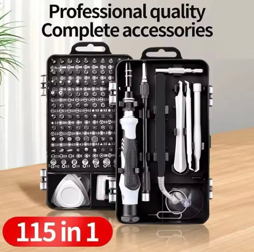 115 In 1 Precision Screwdriver Set Kit Mini Screwdriver Kit Multi Computer PC Mobile Phone Repair Tool Hand Tools RED