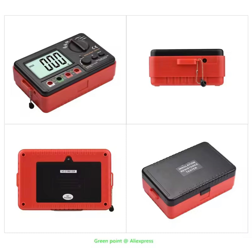 Portable GT5306A Digital Display Insulation/Continuity Tester DC 250V/500V/1000V AC 750V For Electric Power Facilities