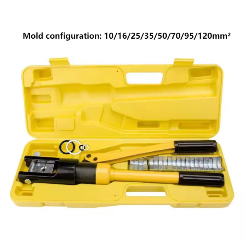 YQK-120 Hydraulic Crimping Tool with Crimping Range from 10-120MM2 Hydraulic Crimping Plier for Cable Lug CU/AL Connectors