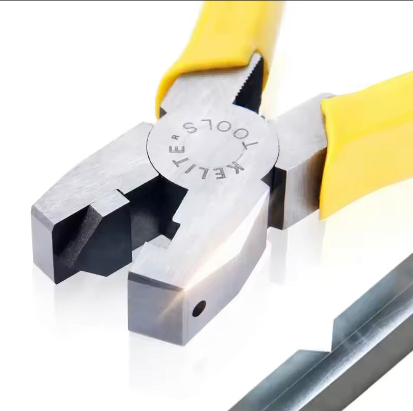 Aluminum Frame Folding pincers V-Groove Notch Folding scissors edge pliers 90 degrees V-shaped Plucking edge of woodworking Tool